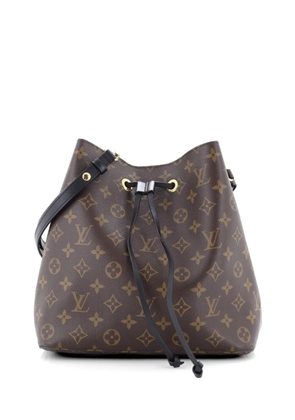 Louis Vuitton Pre-Owned NeoNoe Handbag Monogram Canvas with Leather MM bucket bag - Brown
