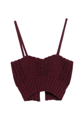 Forte Forte button bordeaux top - Red