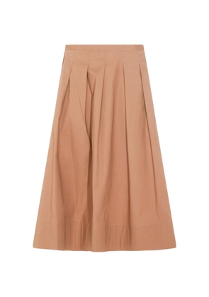 Nine In The Morning pleated midi skirt - Orange