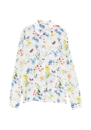 alice + olivia Willa floral blouse - White