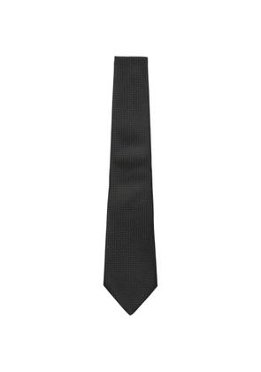 Emporio Armani textured tie - Black