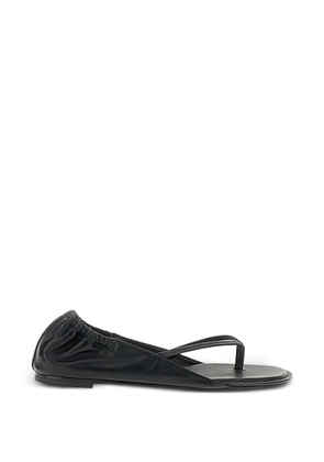 Jacquemus leather sandals - Black