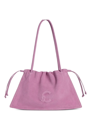 Coccinelle medium Dulse suede shoulder bag - Pink