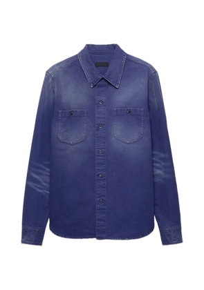 Prada cotton twill shirt - Blue