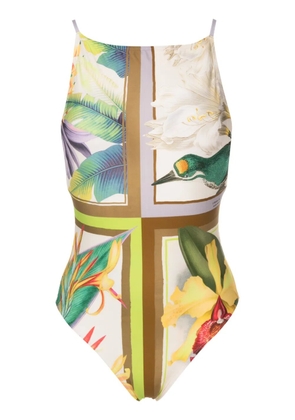 Lenny Niemeyer Carres open-back swimsuit - Multicolour