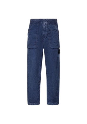 Stone Island patch-pocket trousers - Blue