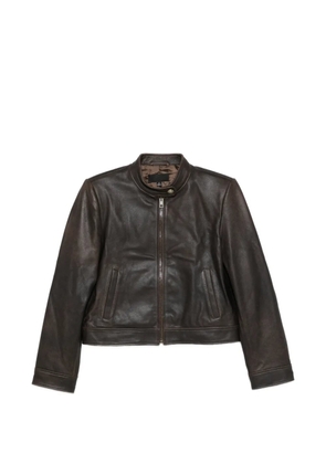 Nili Lotan leather jacket - Brown