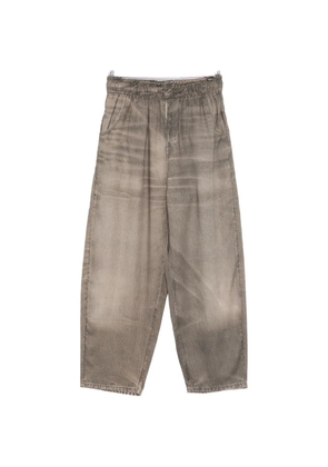 DEHA elasticated-waist trousers - Grey