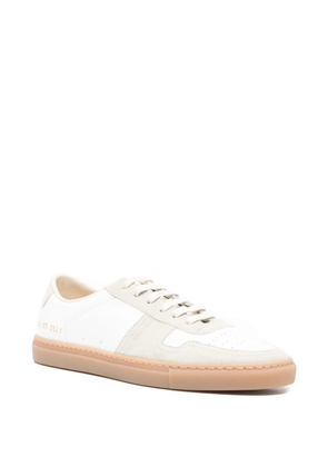 Common Projects panelled lace-up sneakers - White