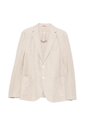 Circolo 1901 button linen jacket - Neutrals