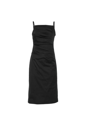 Marella draped midi dress - Black