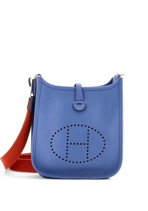 Hermès Pre-Owned Evelyne Bag Gen III Clemence TPM crossbody bag - Blue