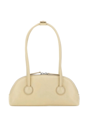 Marge Sherwood Bessette embossed logo half-moon shoulder bag - Yellow