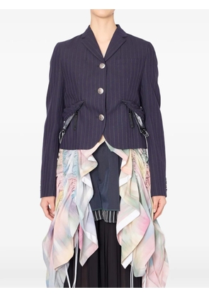 Kolor pinstripe blazer - Blue