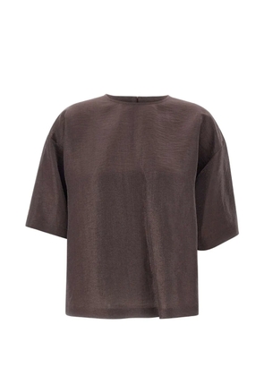 BOSS short-sleeve blouse - Brown