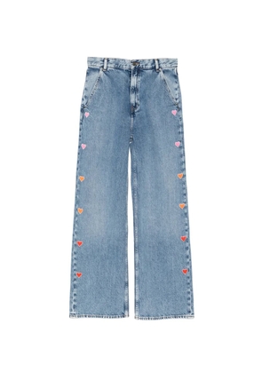 Mira Mikati heart trousers - Blue