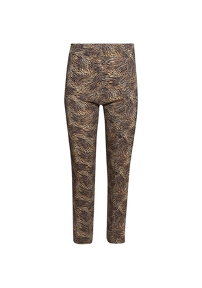 TOVE Drew zebra-print trousers - Neutrals