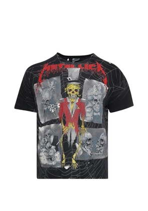 EARTHLING VIP Metallica graphic-print T-shirt - Black