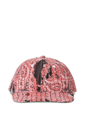 Paris Laundry paisley baseball cap - Red