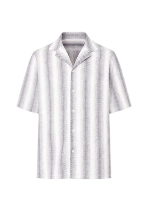 Officine Generale Eren striped short-sleeves shirt - White