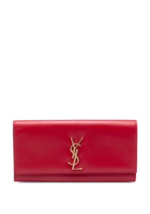 Saint Laurent Pre-Owned 2020 Smooth Calfskin Monogram Cassandre clutch bag - Red