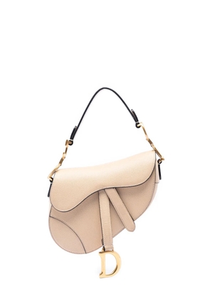 Christian Dior Pre-Owned 2019 Mini Grained Calfskin Saddle Bag satchel - Brown