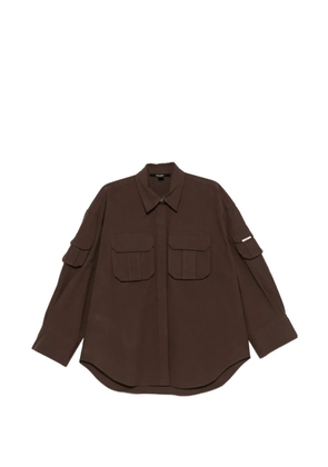 Ksubi button-up overshirt - Brown
