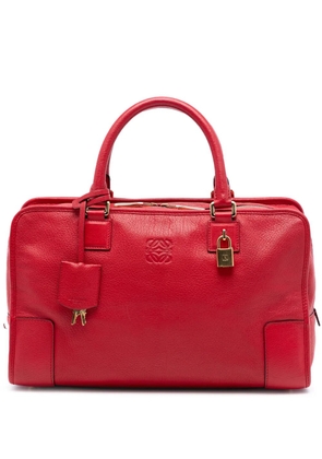 Loewe Pre-Owned 2012 Leather Amazona 36 satchel - Red