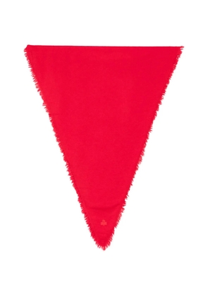 ISABEL MARANT Penina frayed scarf - Red