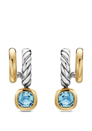 David Yurman DY Mercer® color two row drop earrings - Silver