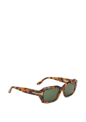 TOM FORD rectangle-shape sunglasses - Brown