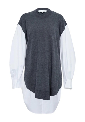Enföld panelled top - Grey