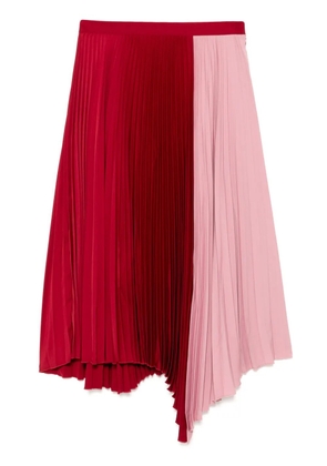Maison Kitsuné fully pleated midi skirt - Pink