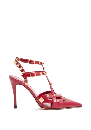 Valentino Garavani Studdy kidskin pumps 100mm - Red