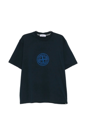 Stone Island logo print T-shirt - Blue