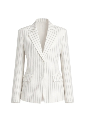 Kocca striped button-front blazer - White
