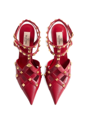 Valentino Garavani Studdy kidskin pumps - Red