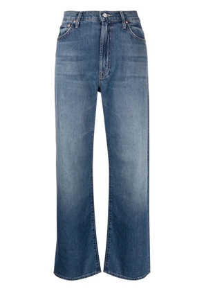 MOTHER The Dodger Ankle cropped straight-leg jeans - Blue