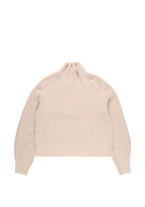 Guest In Residence cropped rib turtleneck - Neutrals