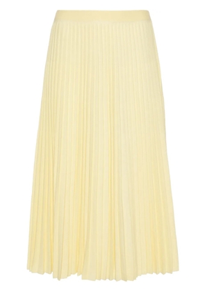 Fabiana Filippi A-line pleated skirt - Yellow