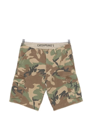 CHESAPEAKES camouflage cargo shorts - Brown