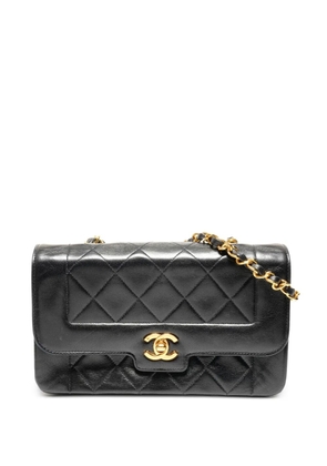 CHANEL Pre-Owned 1985-1999 Diana Flap quilted chain shoulder bag - Black