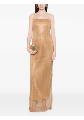 Marella embellished slip dress - Neutrals