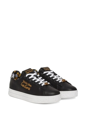 Versace Jeans Couture logo sneakers - Black