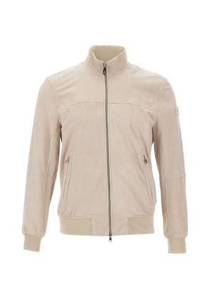 Peuterey ribbed suede jacket - Neutrals