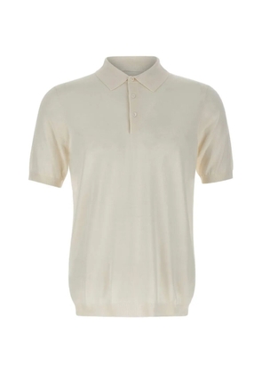 Kangra ribbed polo shirt - Neutrals