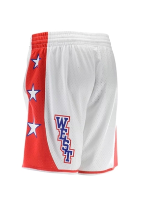 Mitchell & Ness star-detailed West shorts - White