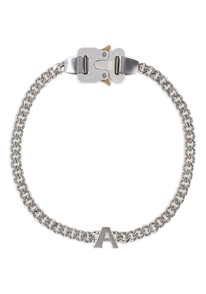 1017 ALYX 9SM logo-charm chain-link necklace - Silver