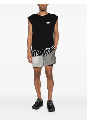Moschino logo T-shirt - Black