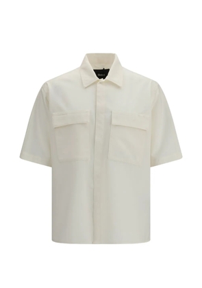 Laminar oversized bowling shirt - White